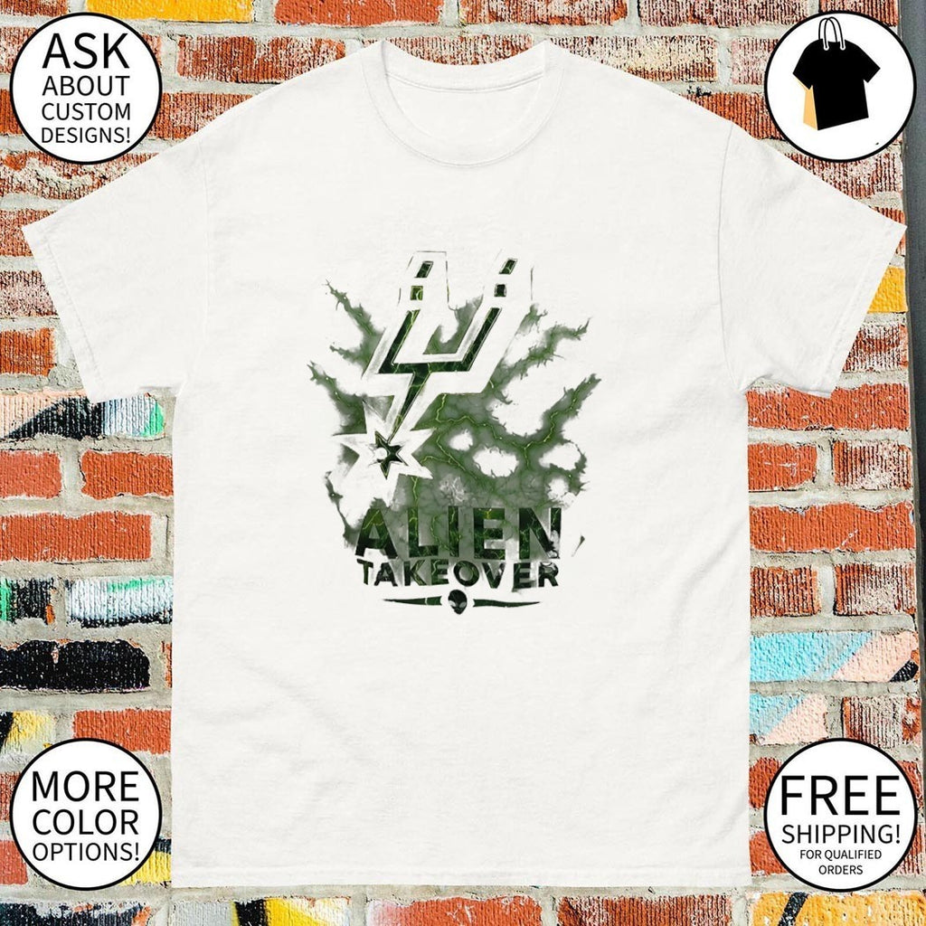 Victor Wembanyama #1 Spurs MVP Alien take over shirt