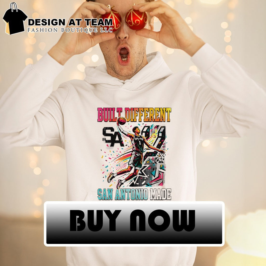 Victor Wembanyama Built Different San Antonio Made Spurs Basketball Wemby Era 2026 shirt