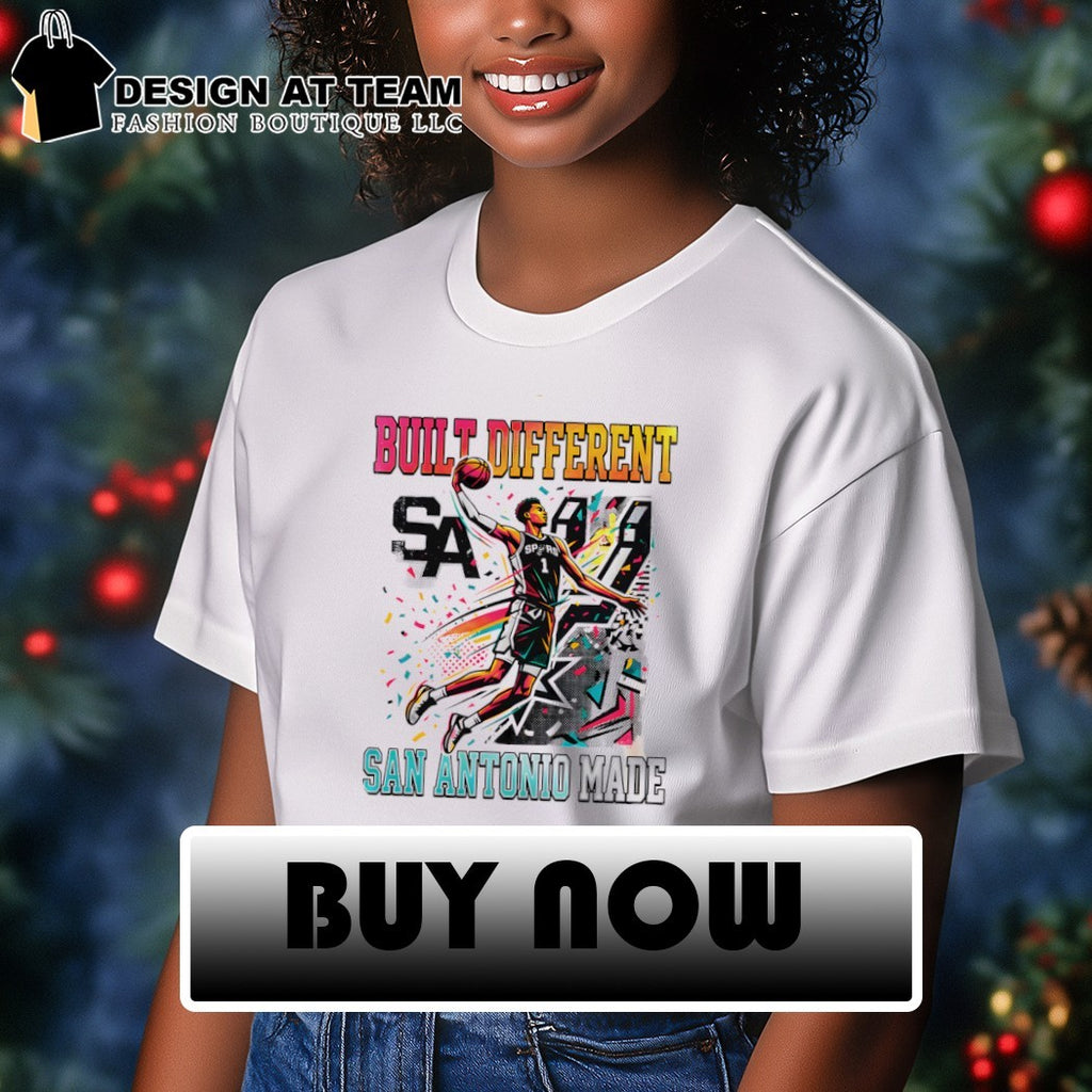 Victor Wembanyama Built Different San Antonio Made Spurs Basketball Wemby Era 2026 shirt