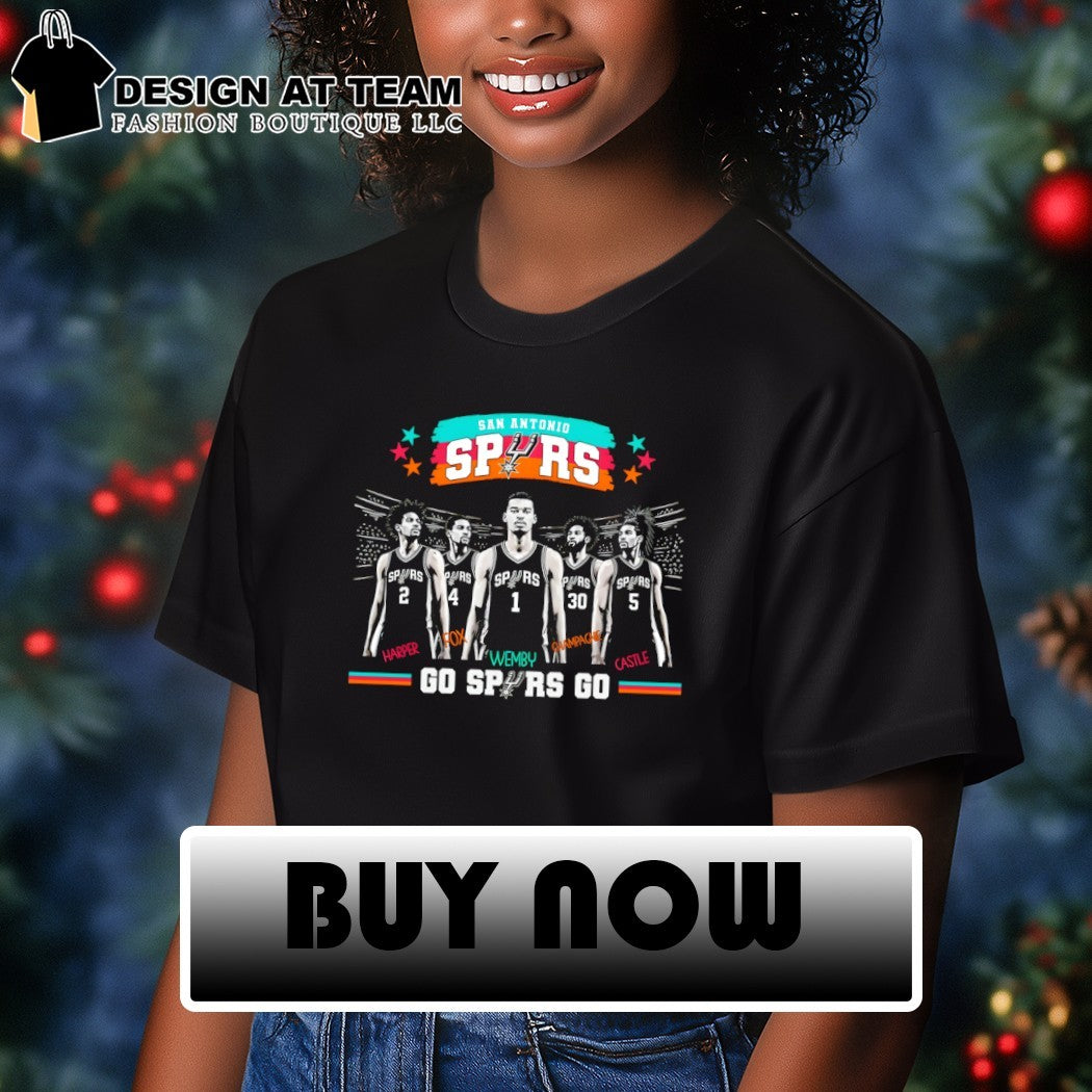 Victor Wembanyama Castle Fox Go Spurs Go San Antonio Spurs Basketball NBA 2026 shirt