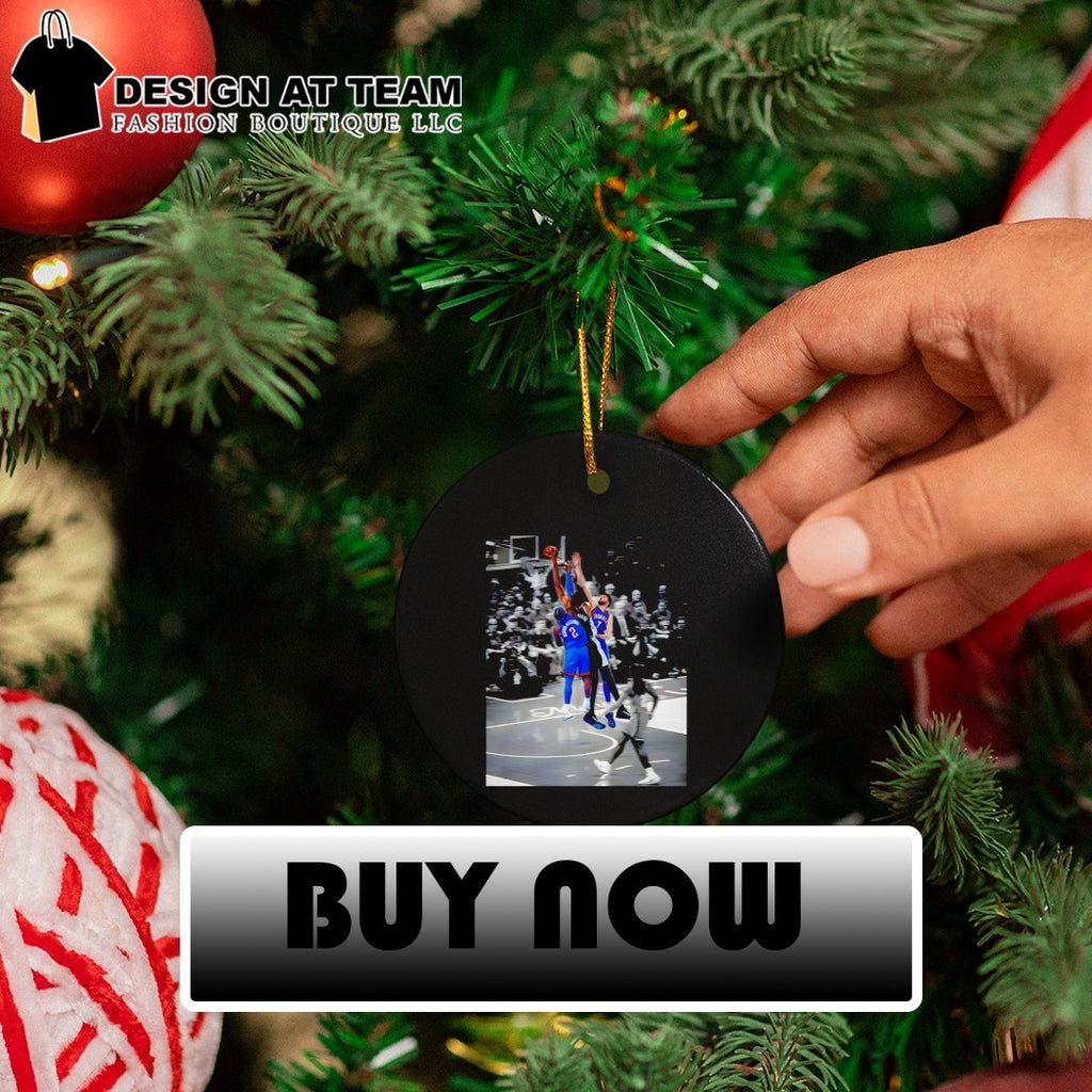 Victor Wembanyama Dunk On Shai Gilgeous-Alexander graphic Basketball photo shirt