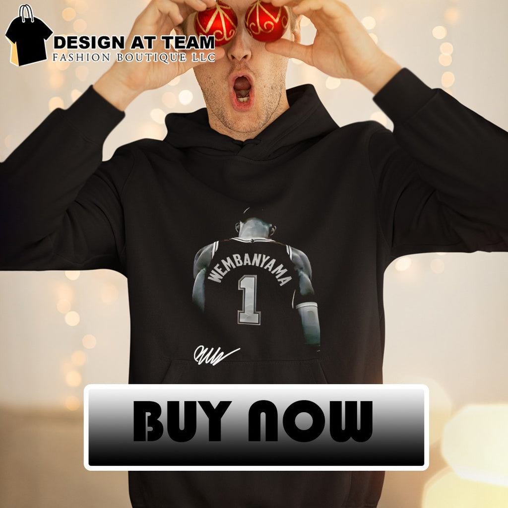 Victor Wembanyama San Antonio Signature Autograph Edition shirt