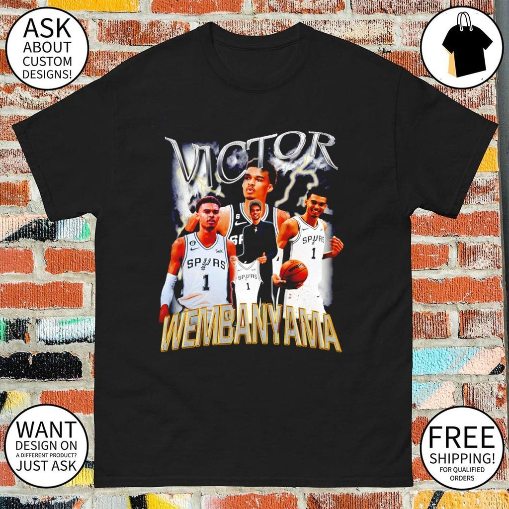 Victor Wembanyama San Antonio Spurs Basketball NBA 90’s Vintage Style shirt
