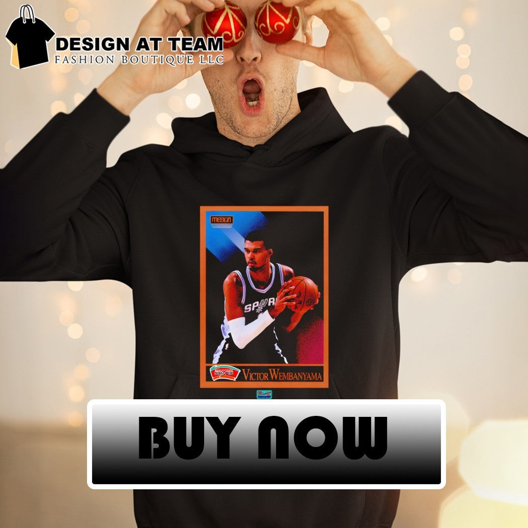 Victor Wembanyama San Antonio Spurs Basketball NBA vintage card shirt