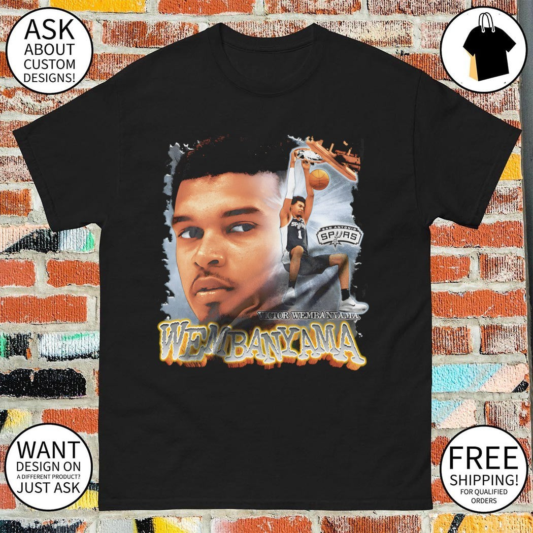 Victor Wembanyama San Antonio Spurs Basketball Player 2026 vintage shirt
