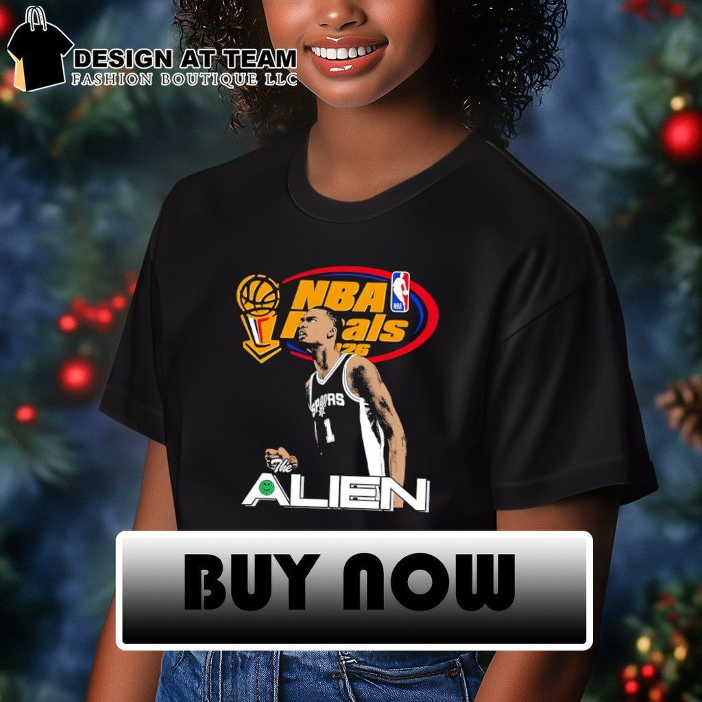 Victor Wembanyama San Antonio Spurs Basketball The Alien NBA Finals 2026 shirt