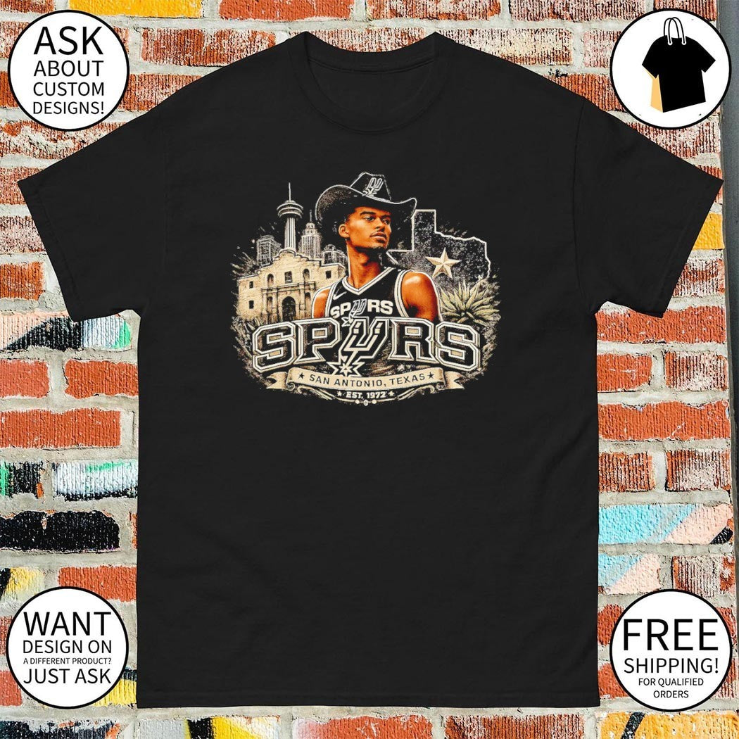 Victor Wembanyama San Antonio Spurs Cowboy Hat Alamo Texas Est 1972 shirt