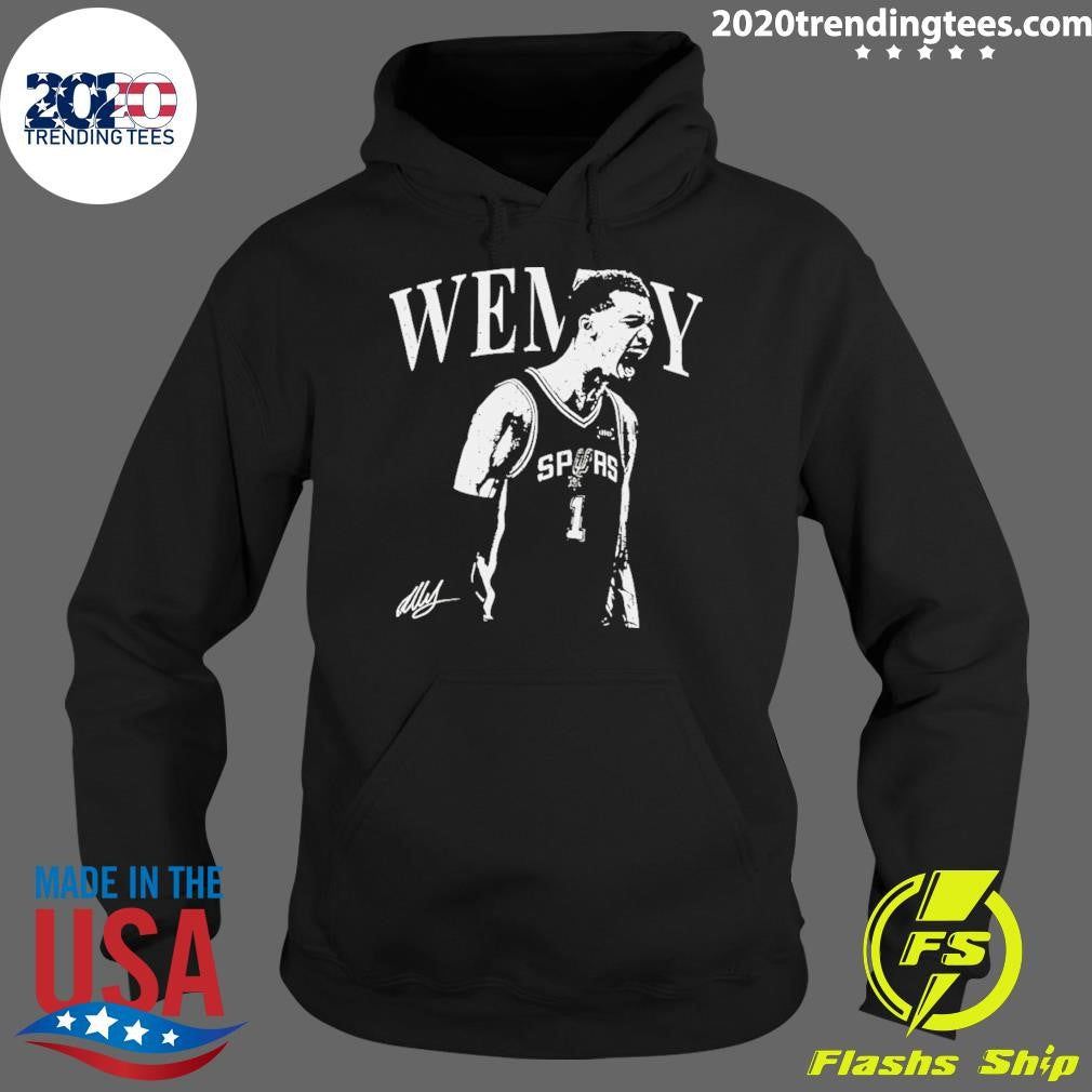 Victor Wembanyama Silhouette Style Nba Player San Antonio Spurs Basketball Mvp Shirt