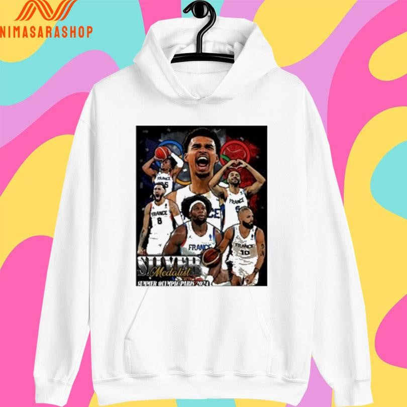 Victor Wembanyama Silver Medalist Summer Olympic Paris 2024 Shirts