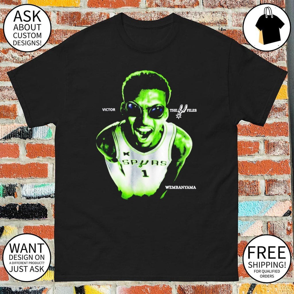 Victor Wembanyama Spurs Inspired The Alien Wemby Basketball The X Files shirt