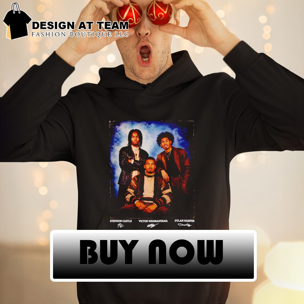 Victor Wembanyama Stephon Castle Dylan Harper Step Bros San Antonio Spurs Basketball vintage shirt