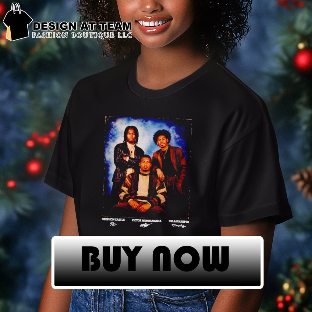 Victor Wembanyama Stephon Castle Dylan Harper Step Bros San Antonio Spurs Basketball vintage shirt