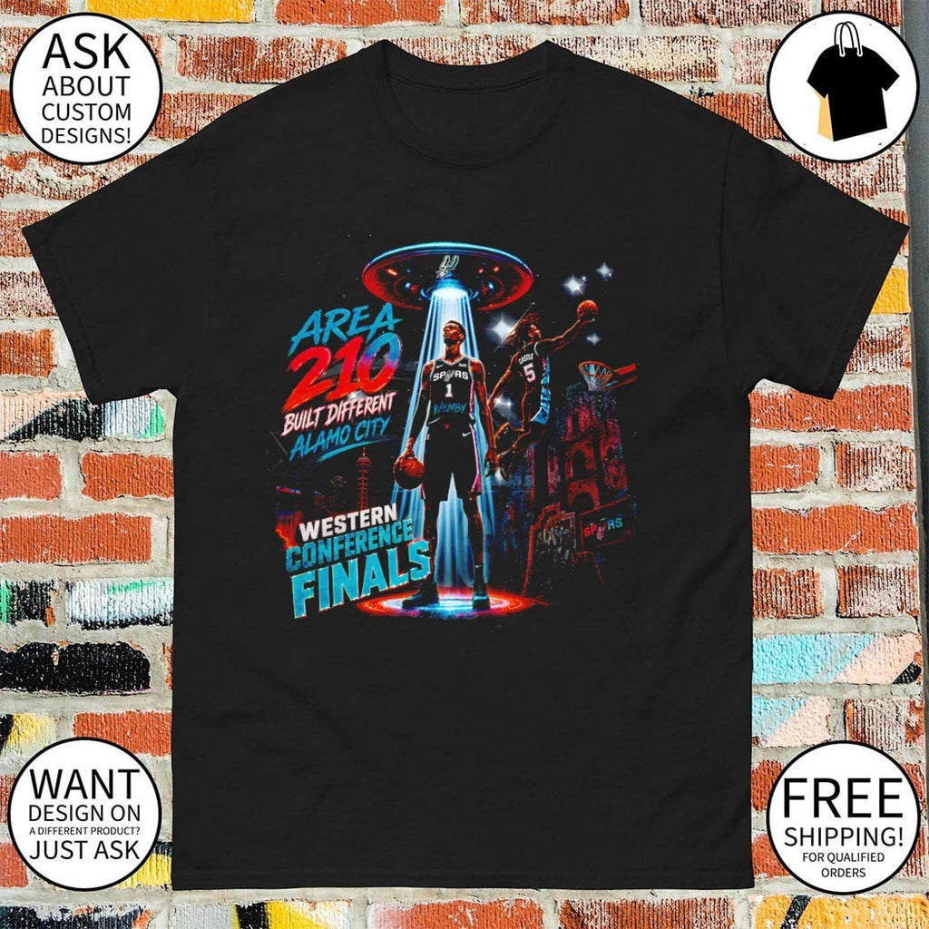 Victor Wembanyama Stephon Castle San Antonio Spurs Basketball Area 210 Built Different shirt