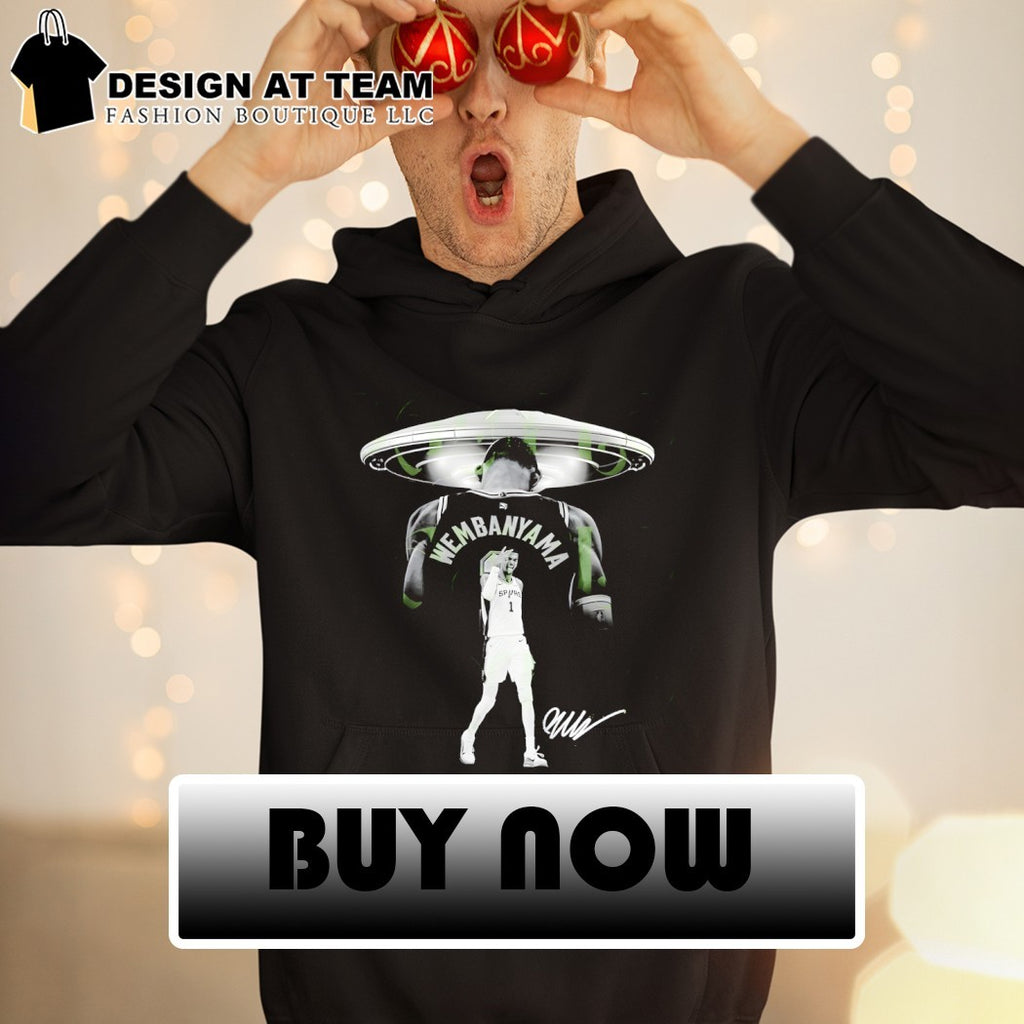 Victor Wembanyama UFO San Antonio Spurs Basketball NBA 2026 signature shirt