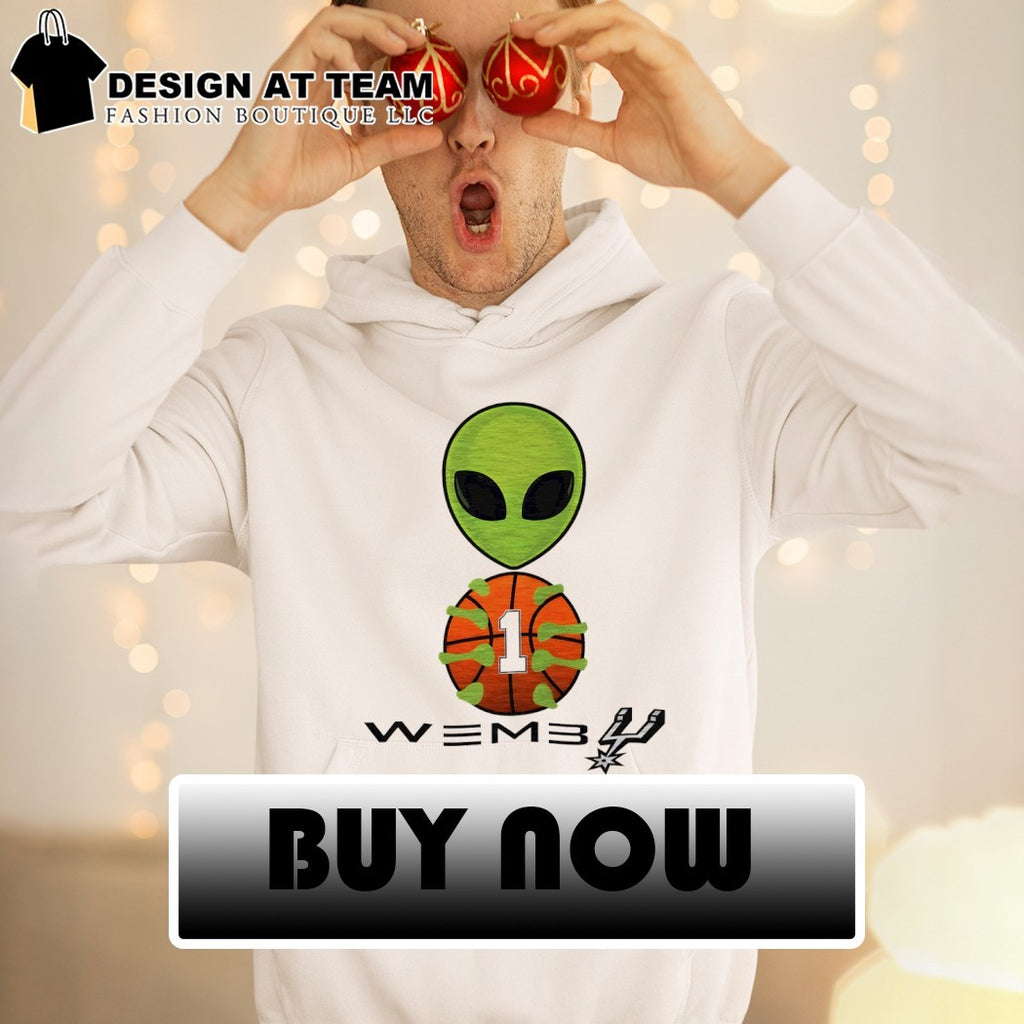 Victor Wembanyama Wemby Alien cartoon San Antonio Spurs Basketball NBA 2026 shirt