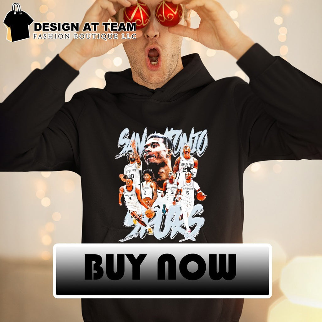 Victor Wembanyama Zach Collins Devin Vassell San Antonio Spurs Basketball NBA vintage shirt