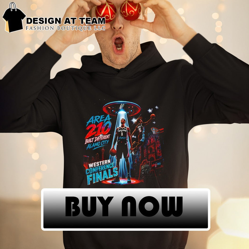 Victor Wembanyama and Stephon Castle x UFO San Antonio Spurs Basketball Area 210 Built Different Alamo City shirt