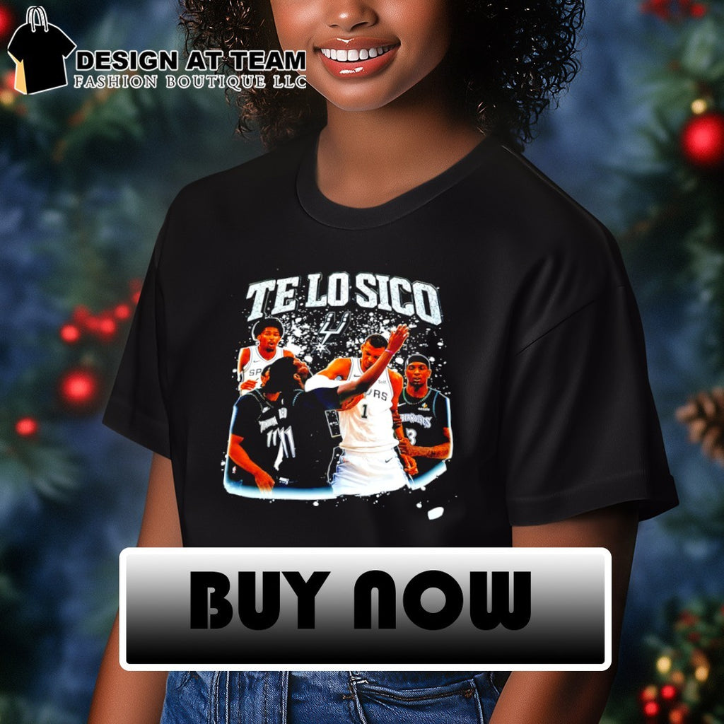 Victor Wembanyama elbow Naz Reid San Antonio Spurs Basketball Te Lo Sico shirt