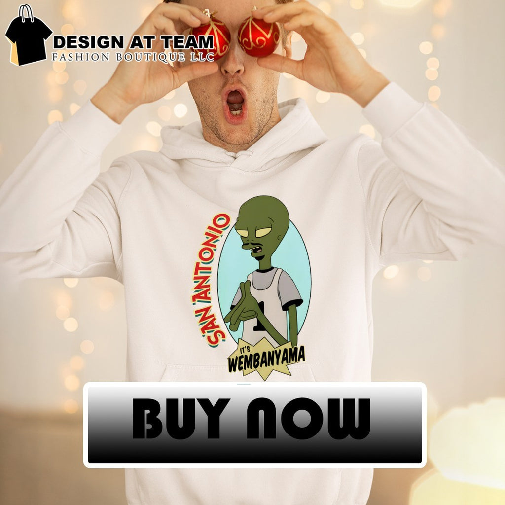 Victor Wembanyama x Alien Futurama San Antonio Spurs Basketball it’s Wembanyama cartoon shirt