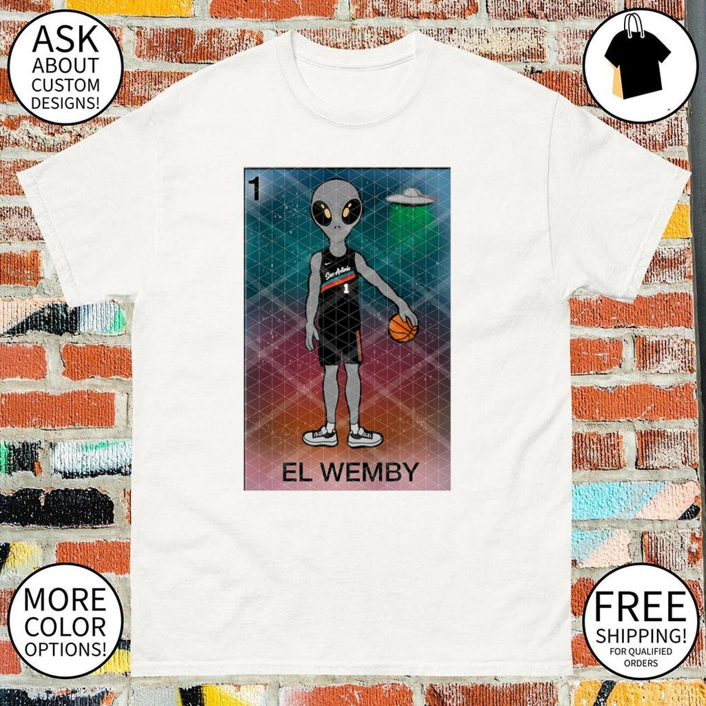Victor Wembanyama x Alien UFO El Wemby San Antonio Spurs Basketball 2026 shirt