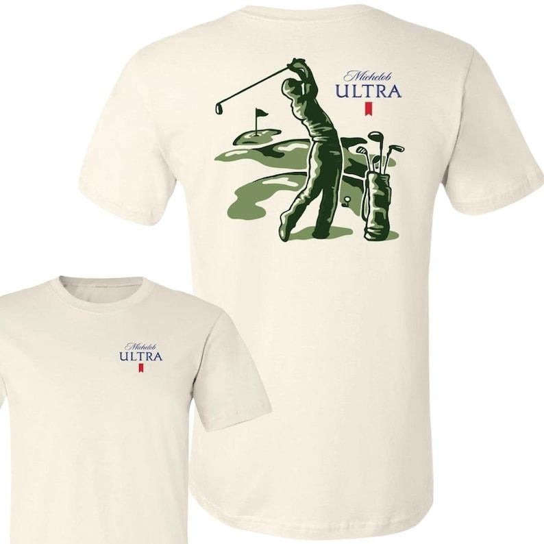 Victoria Maxwell Green Golfer Beer Michelob Ultra Golfing Front Back Print S 5XL Him Shirt Hoodie Sweatshirt