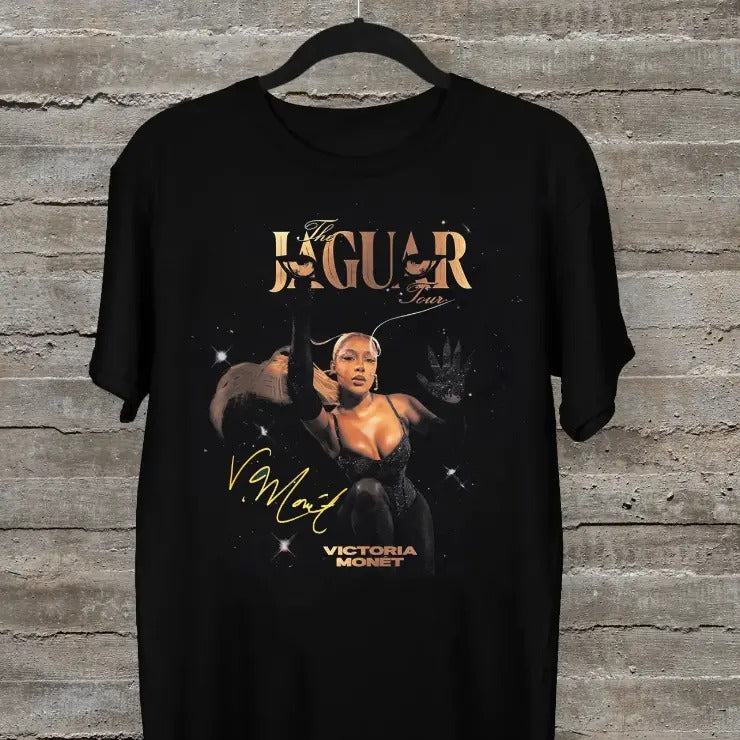 Victoria Monet Signature Jaguar II Album and Tour Black All Size Shirt Hoodie Sweatshirt | PrintMintTees.com