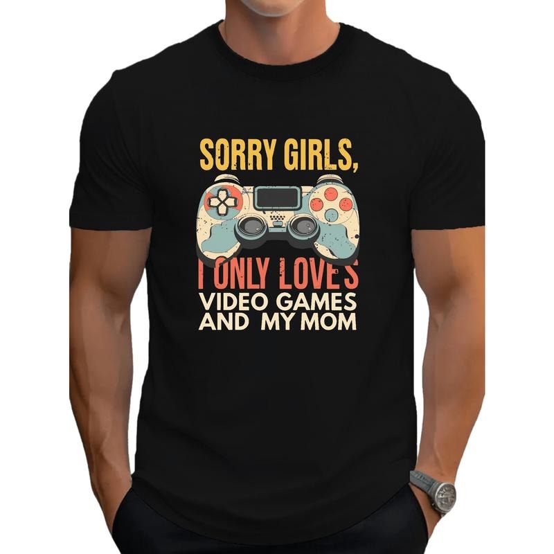 Video Games Mom G500 pure cotton men's T-shirt comfort fit made in usa Hoodie Sweatshirt | PrintMintTees.com