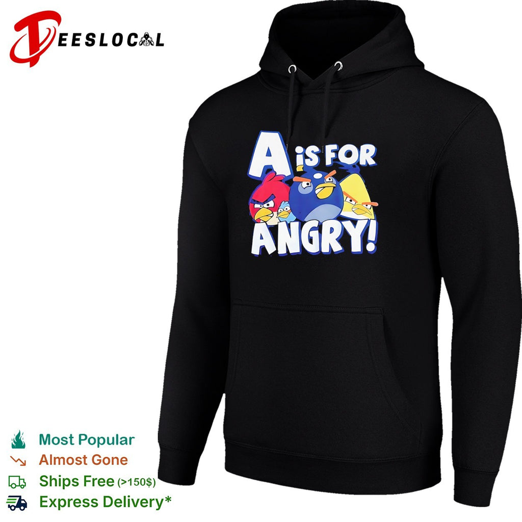 Video game characters a is for angry shirt