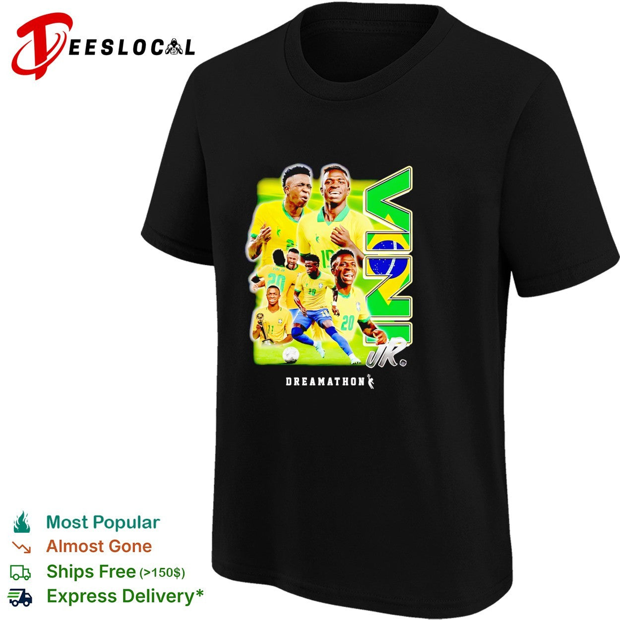 Vini Jr Brazil dreamathon shirt