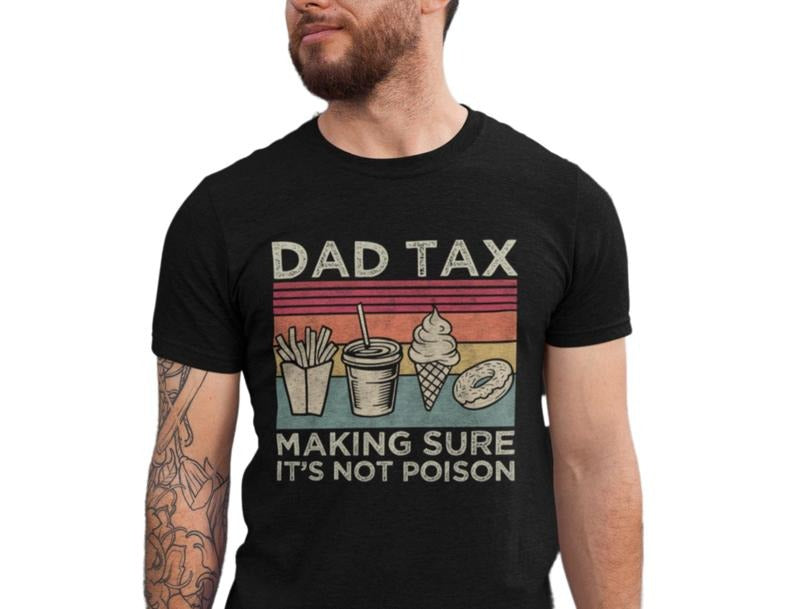 Vint*ge Dad Tax Shirt, Funny Dad Gift, Fathers Day Gift, Birthday Gift For Dad, Dad Jokes Tshirt, Daddy Tee, Unisex Short...