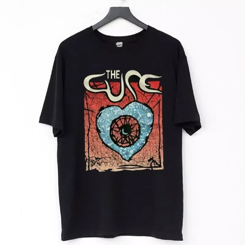 Vintage 1992 The Cure Wish Tour T-Shirt, The Cure Rock Band Tee, 90s Vintage Tshirt Hoodie Sweatshirt | PrintMintTees.com