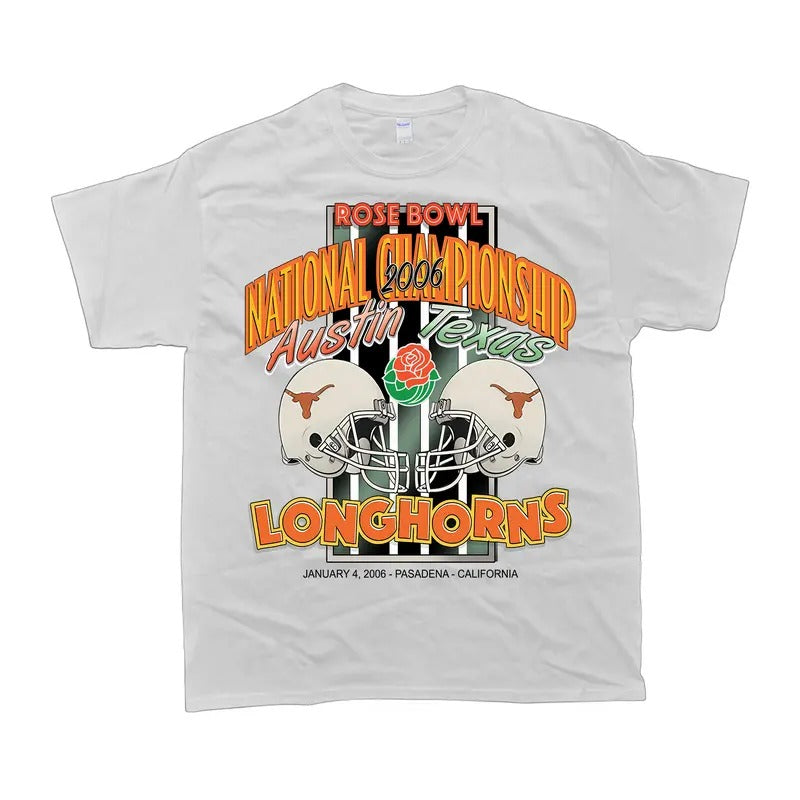Vintage 2006 Rose Bowl Champions Austin Texas longhorn T-shirt Hoodie Sweatshirt | PrintMintTees.com