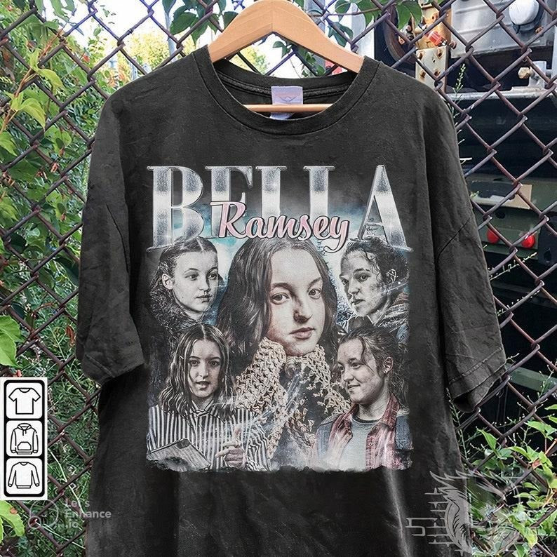 Vintage 90s Graphic Style Bella Ramsey Movie T-Shirt- Sweatshirt- Hoodie, 90s Bootleg Shirt, Bella Ramsey For Man and...
