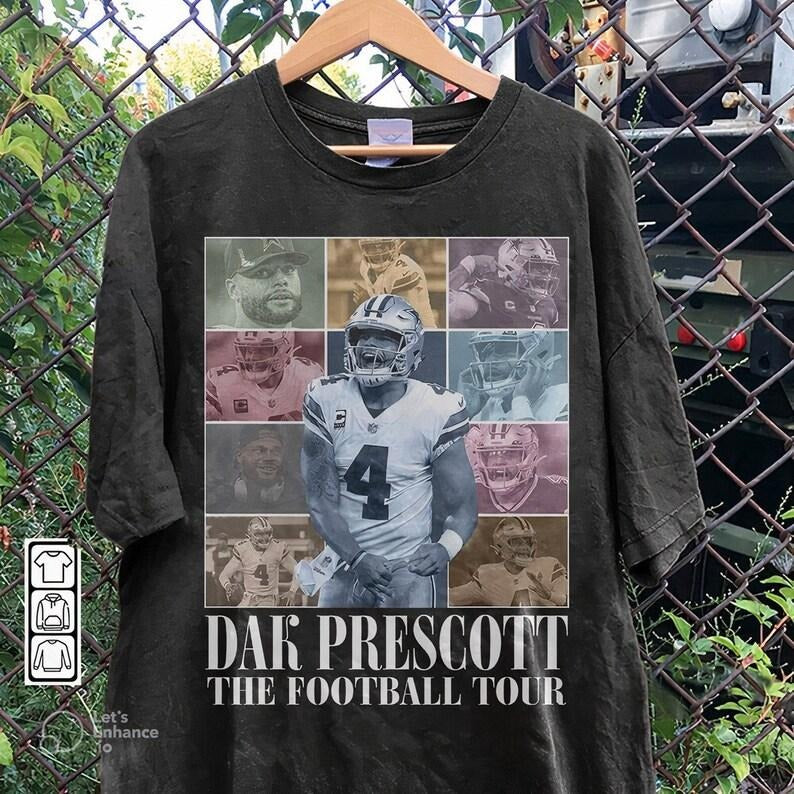 Vintage 90s Graphic Style Dak Prescott T-Shirt - Dak Prescott Sweatshirt