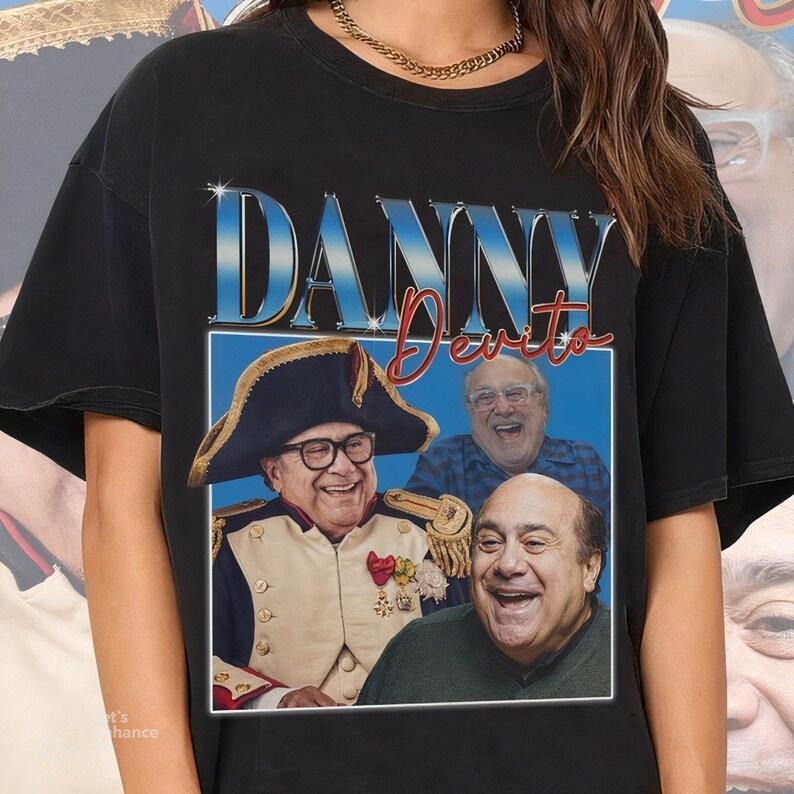 Vintage 90s Graphic Style Danny Devito T-Shirt, Sweatshirt,Hoodie,90s Bootleg Shirt,Retro Danny Devito Graphic Tee Gift...