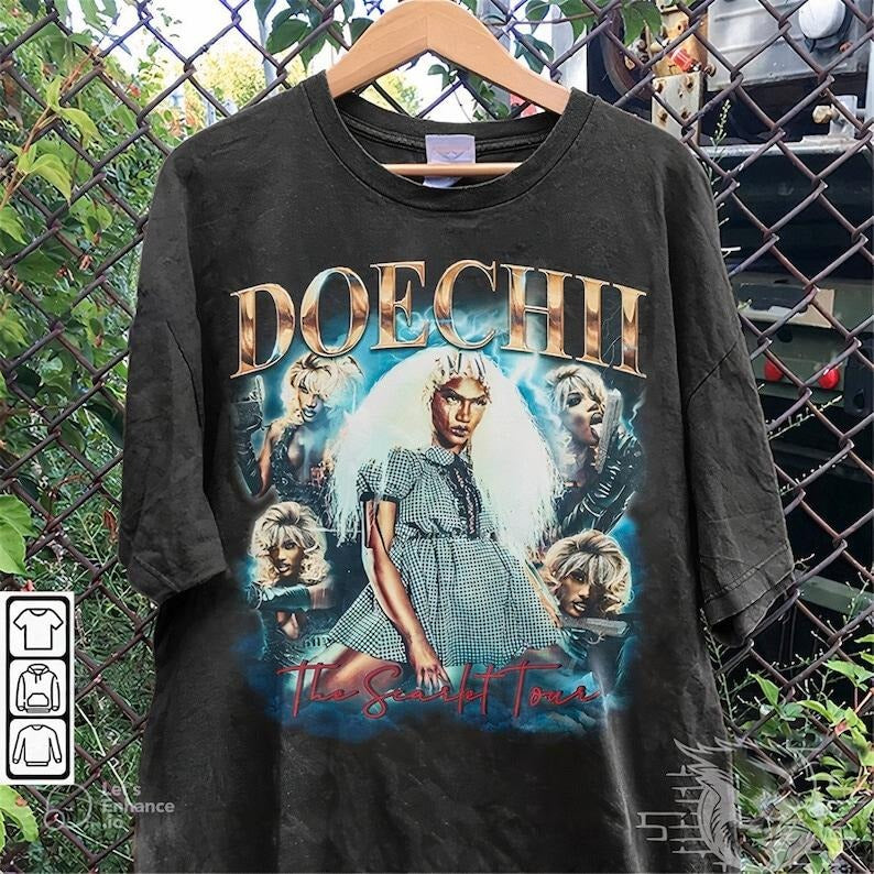 Vintage 90s Graphic Style Doechii Rap T-Shirt, Sweatshirt, Hoodie, 90s Bootleg Tee, Retro Doechii Graphic Tee Gift For...