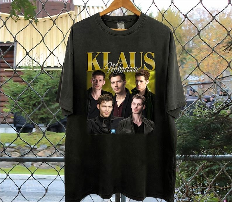 Vintage 90s Graphic Style Klaus Mikaelson Movie T-Shirt-Sweatshirt-Hoodie,90s Bootleg Shirt,Klaus Mikaelson For Man and...