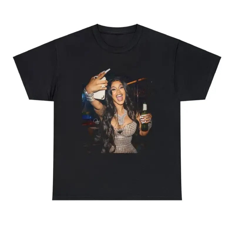 Vintage 90s Graphic Tee, Cardiii B T Shirt, Tour Concert Graphic, Rapper Graphic Tee Hoodie, Sweatshirt | PrintMintTees.com