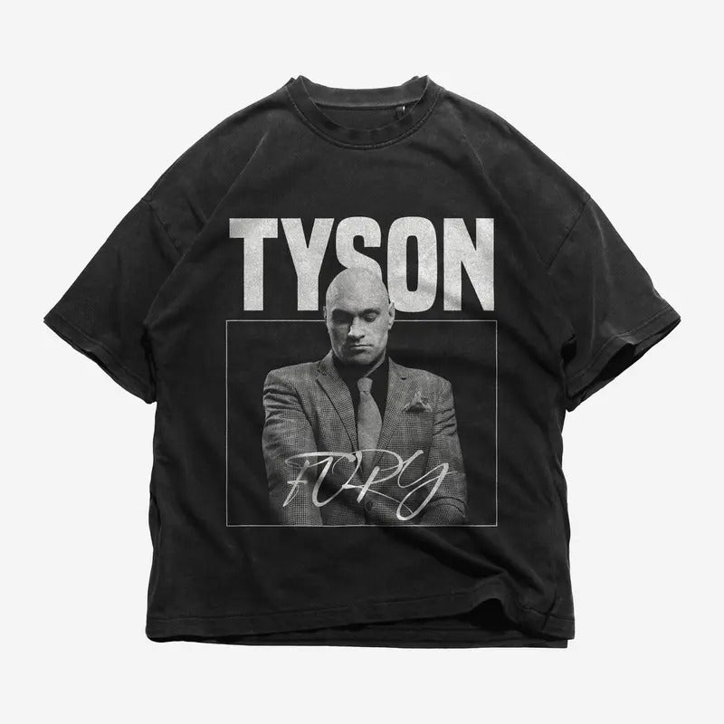 Vintage 90s Graphic Tyson Fury T-Shirt Sweatshirt