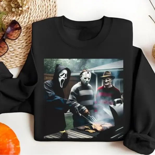 Vintage 90s Halloween Sweatshirt - Shirts