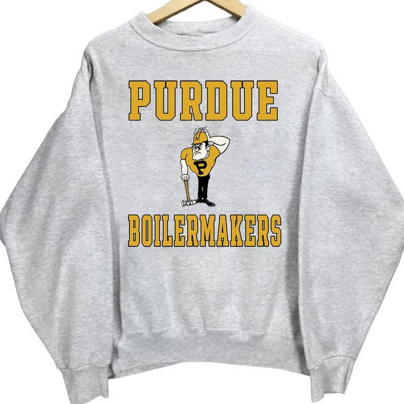 Vintage 90s Purdue University Boilermakers Unisex T-shirts Hoodie Sweatshirt | PrintMintTees.com