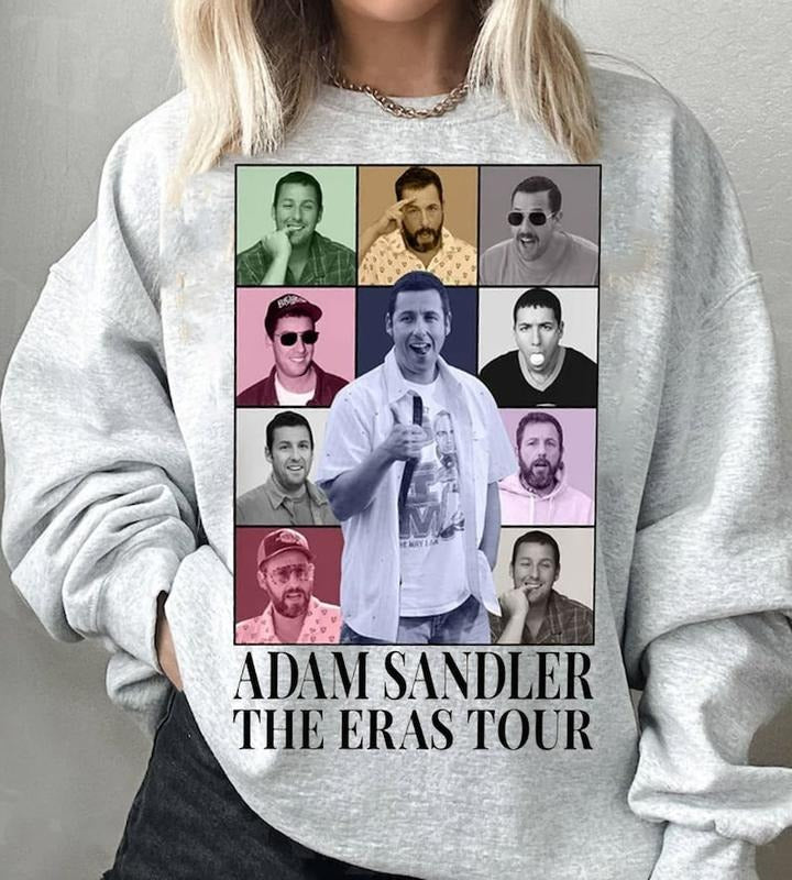 Vintage Adam Sandler The Eras Tour Shirt,Adam Sandler Fan Gift,Adam Sandler 2024 Concert Shirt, gift for fans Hoodie...