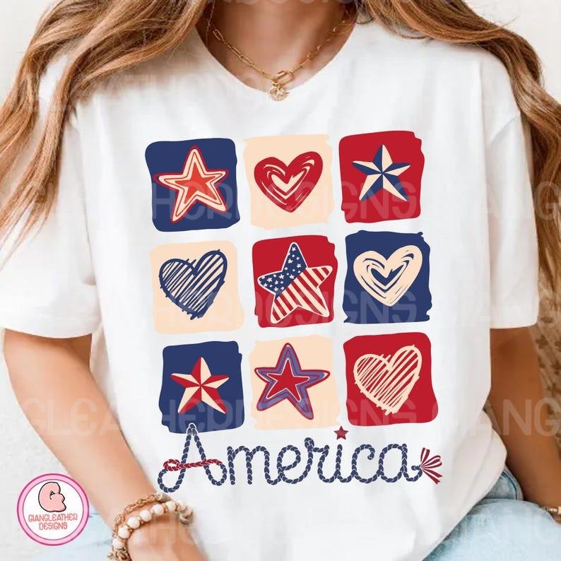 Vintage America tshirt, 4th of July America shirt, 4th of July tshirt, Sparkly America shirt, Independence Day, Stars and...