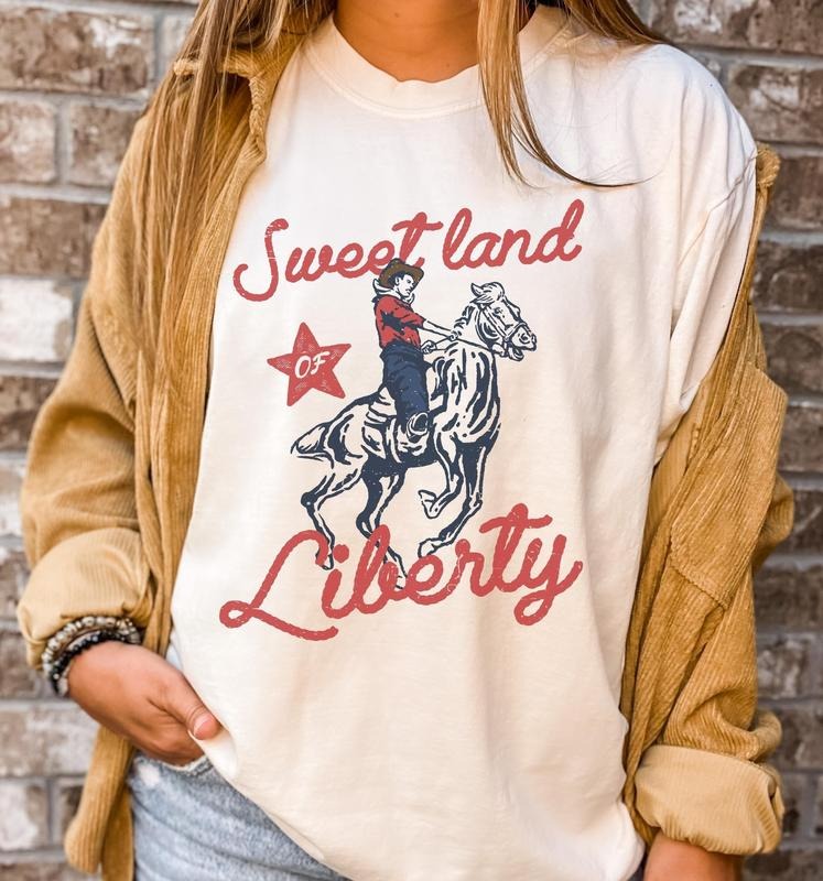 Vintage Americana 4th of July Shirt, Retro Cowboy, Summer Cowgirl Shirt, Patriotic, Americana Tee, USA Independence Day...