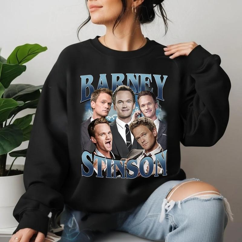 Vintage Barney Stinson Sweatshirt, Barney Stinson Fan T-shirt, Barnabus Stinson Retro Sweater, Neil Patrick Harris, Gift...