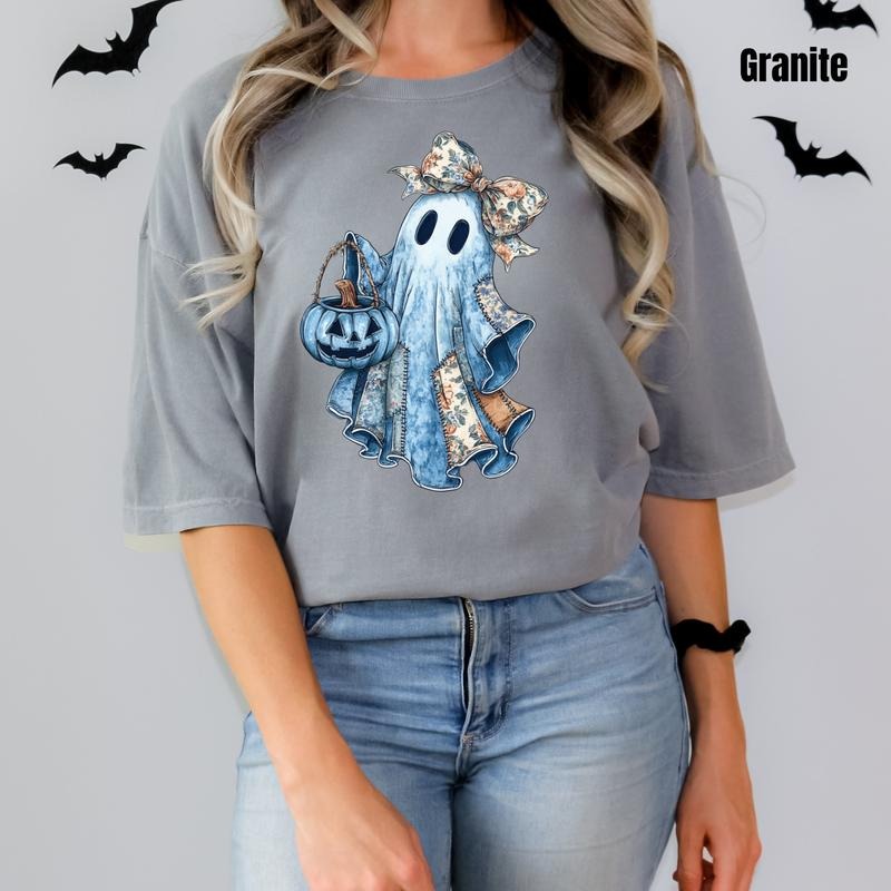Vintage Blue Ghoul Girl Comfort Colors T-Shirt 'NLB' Hoodie, Sweatshirt | PrintMintTees.com