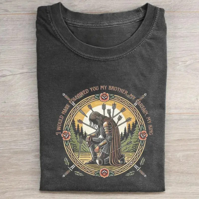 Vintage Boromir Lord Rings Shirt JRR Tolkien Middle Earth Top Menswear Wetsuit Shirt Hoodie Sweatshirt