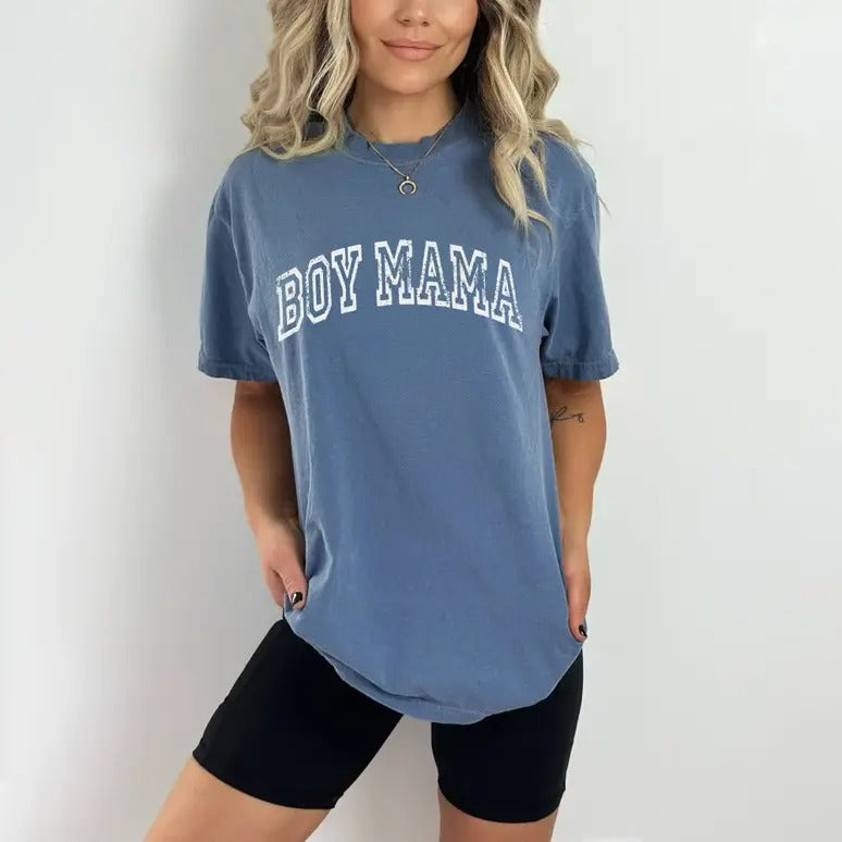Vintage Boy Mama Sweatshirt, Hoodie, T-Shirt | PrintMintTees.com
