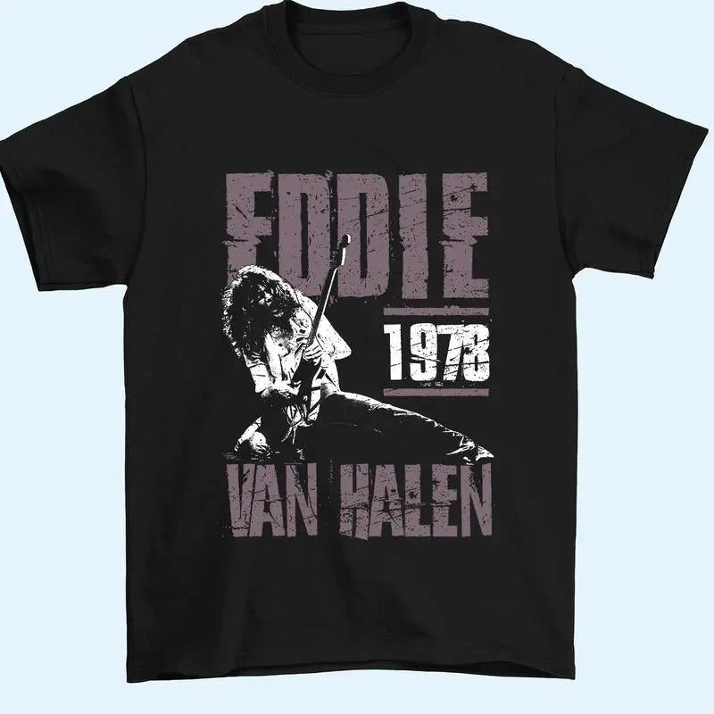 Vintage Eddie Van Halen 1978 Concert Tour T-Shirt, Eddie Van Halen Tour Concert Shirt, Vintage Retro T-shirt Hoodie,...