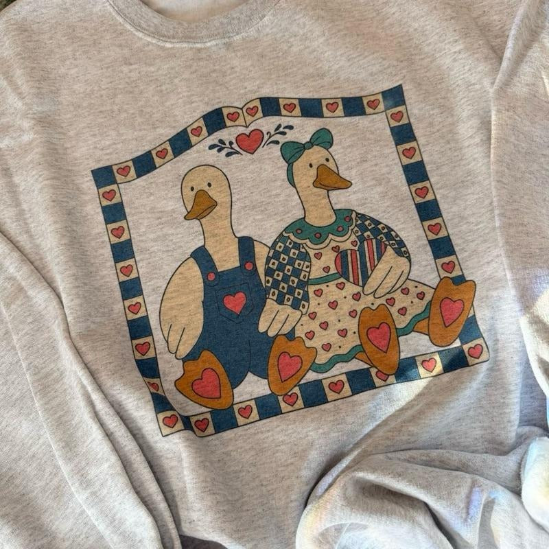Vintage Geese Sweatshirt Shirt Hoodie | PrintMintTees.com